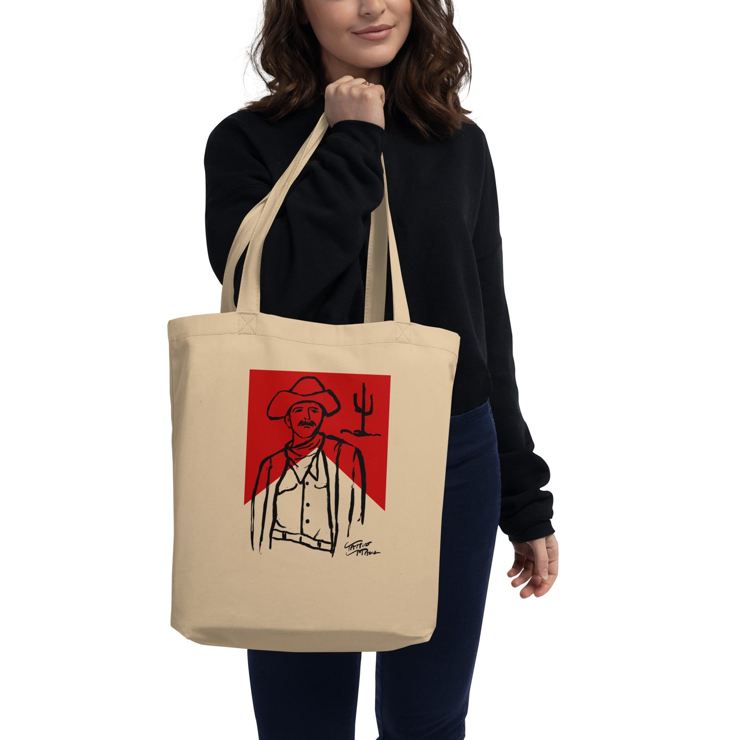 Tattoo Mack 'Cowboy Killer' Tote Bag