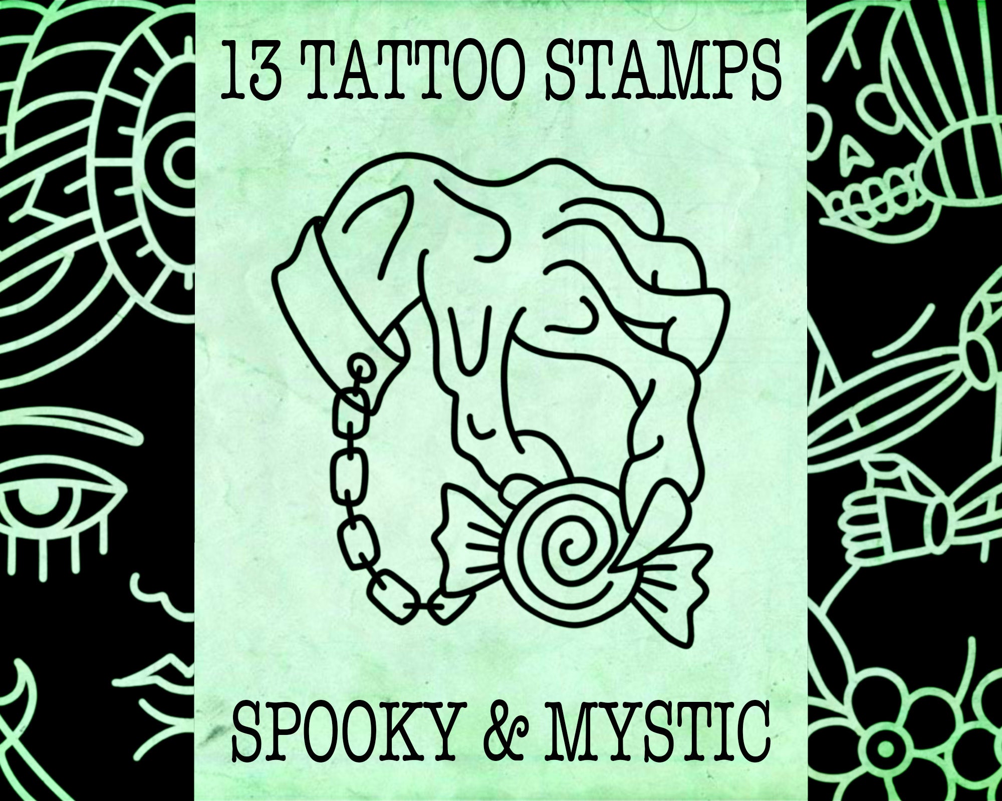 Got me a spooky flash tattoo @Dog House Crue Tattoos from my own Olivi... |  TikTok